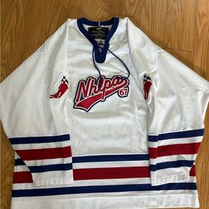 Roger edwards NHLPA hockey jersey rare size XL